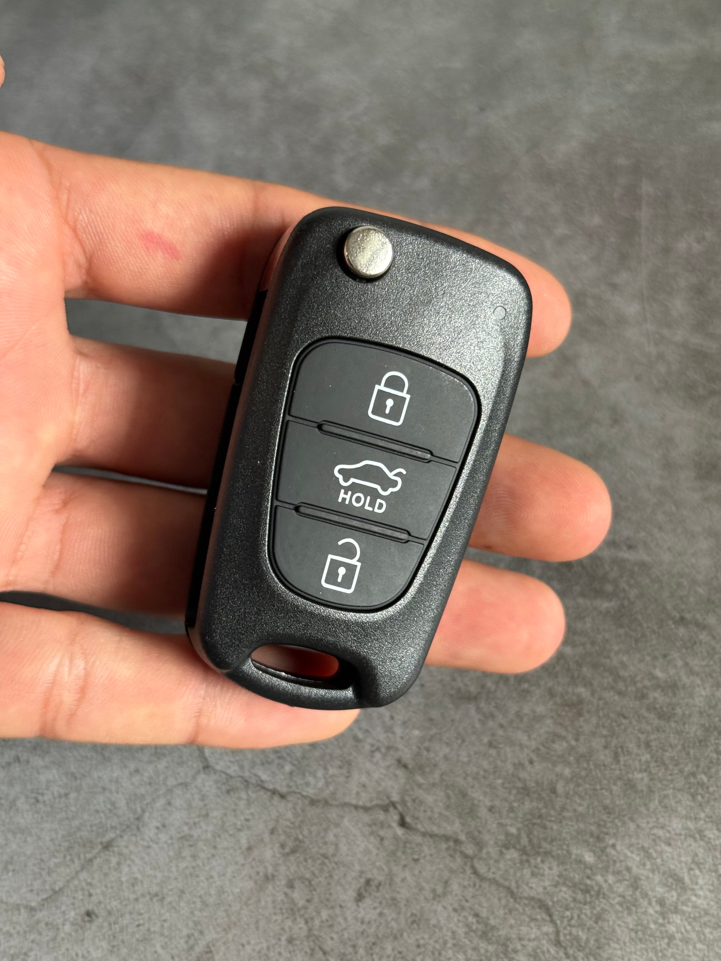 Kia/Hyundai Carcasa de Llave Original - Repuesto de Llave tipo Flip para Kia y Hyundai