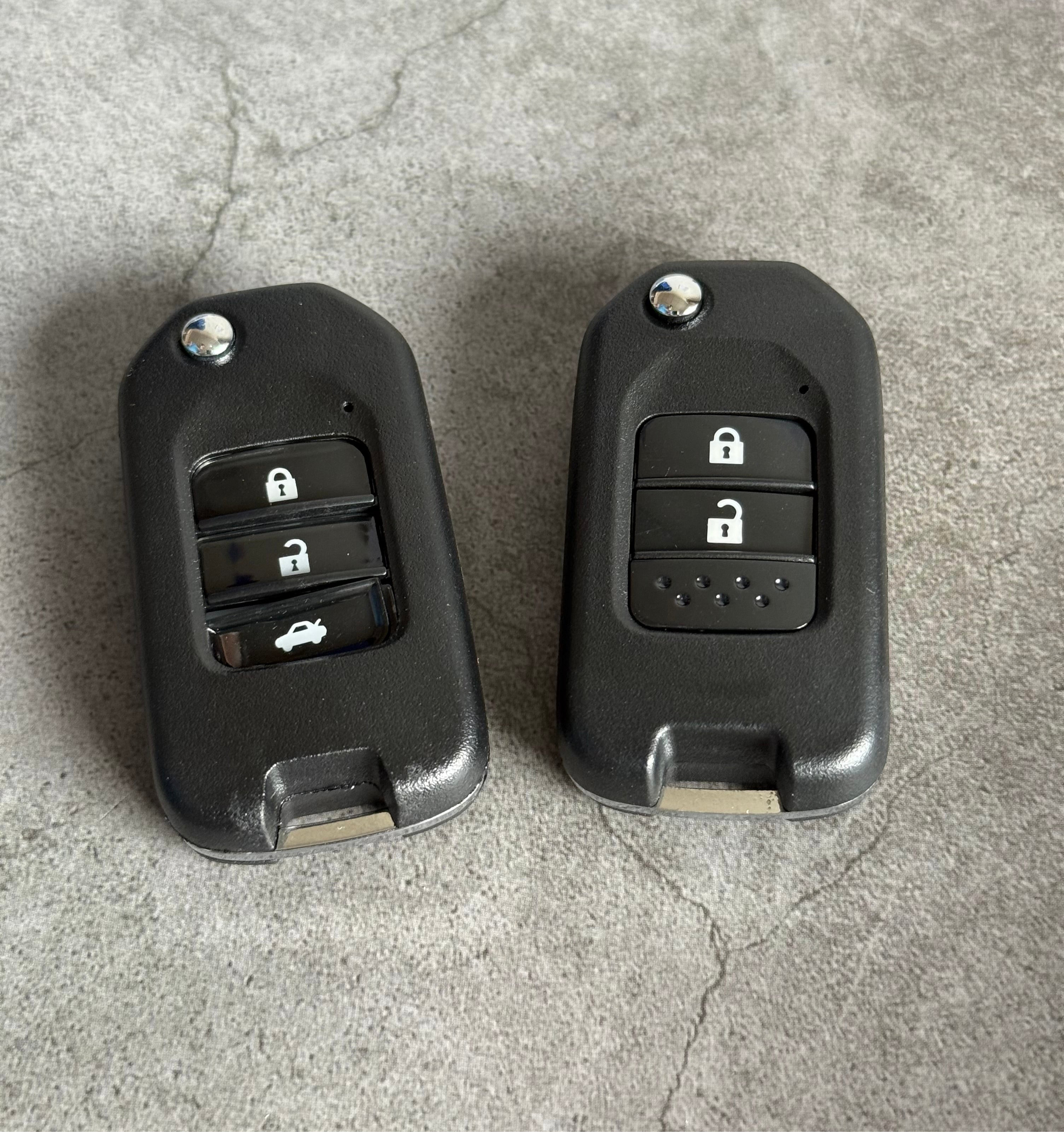Honda Carcasa de Llave Original - Repuesto de Llave Tipo Flip para Honda