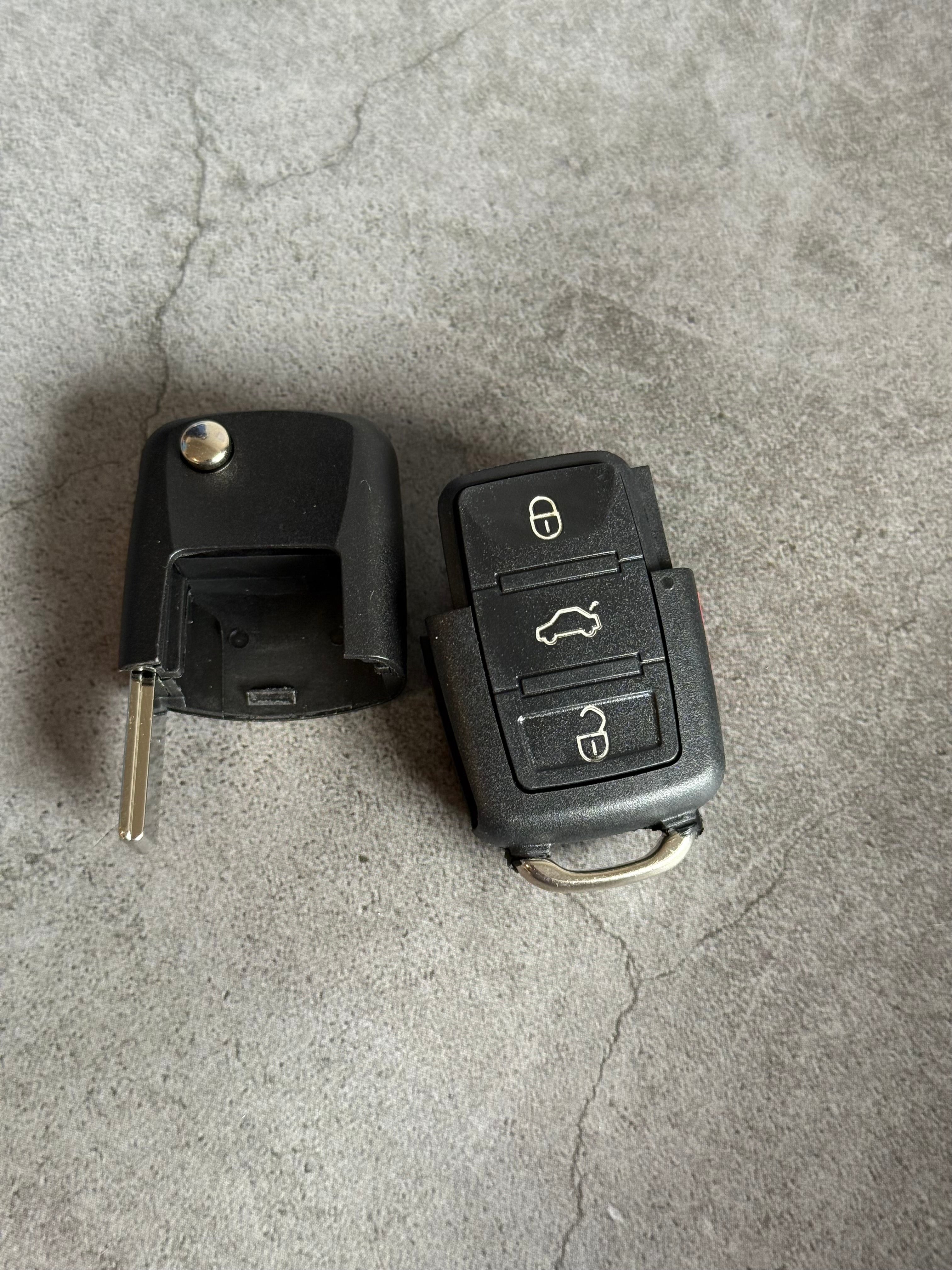 Volkswagen Carcasa de Llave Original - Repuesto de Llave para tipo Flip Volkswagen