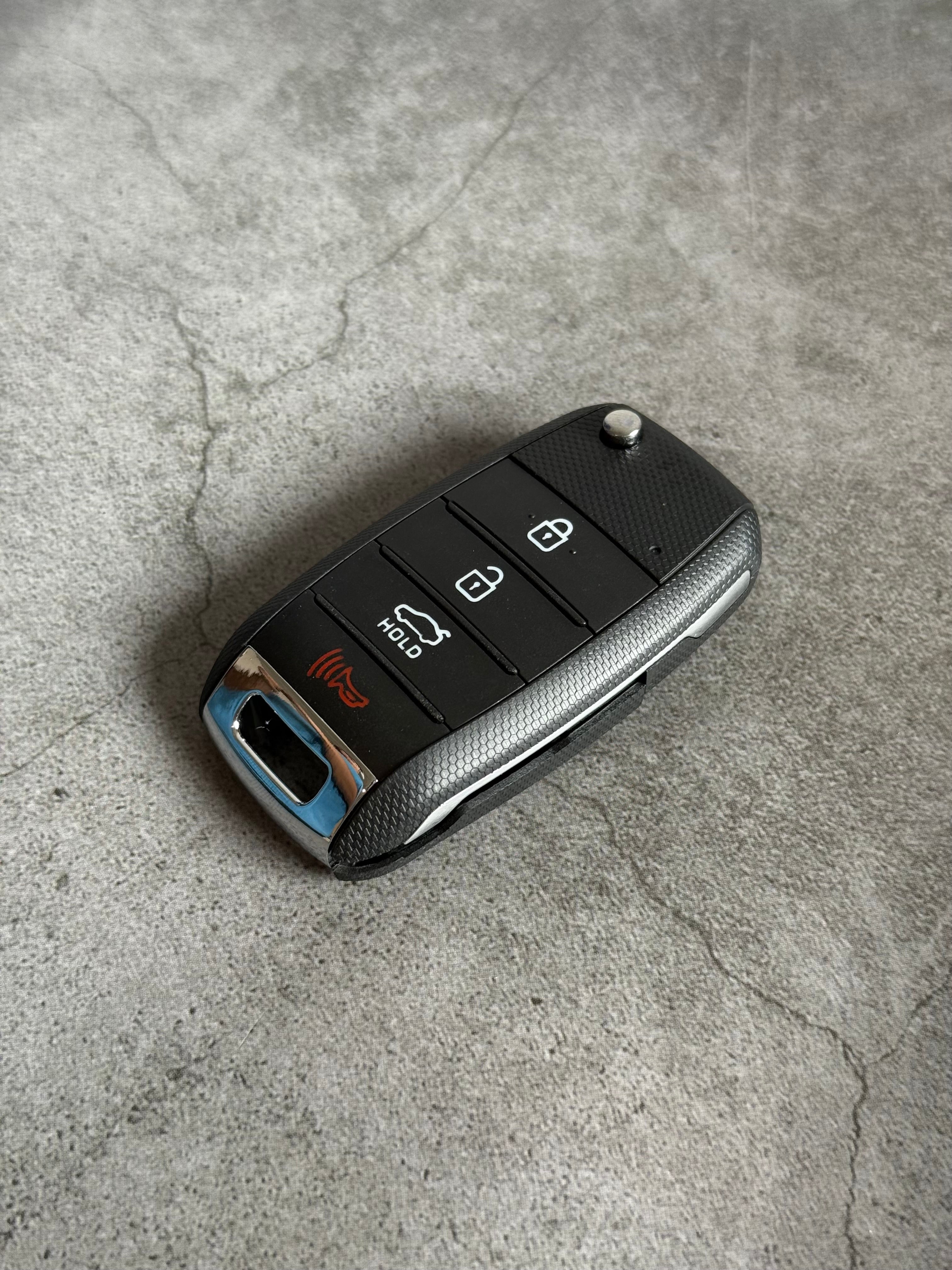 Kia Carcasa de Llave Original - Repuesto de Llave tipo Flip para Kia