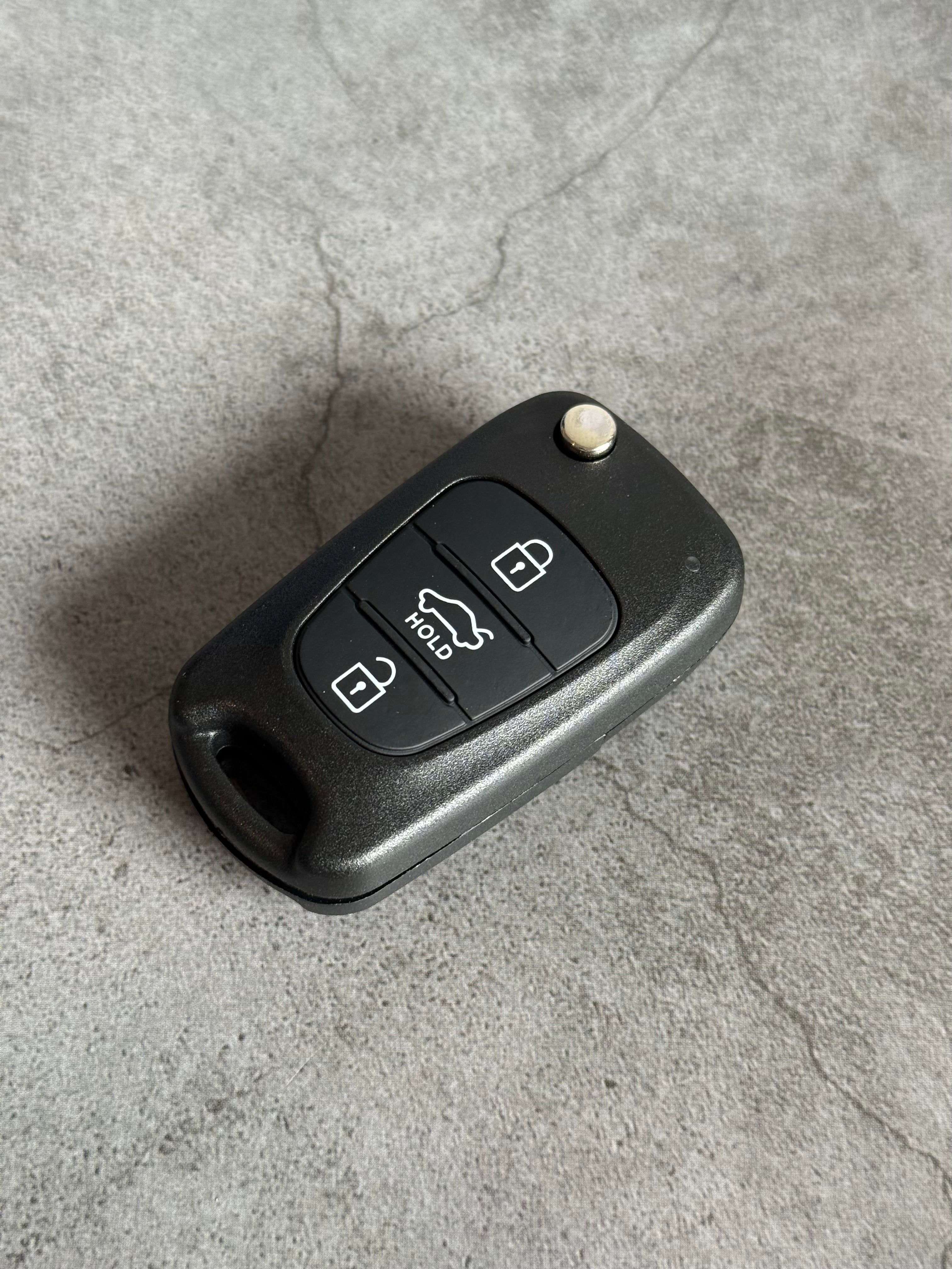 Kia/Hyundai Carcasa de Llave Original - Repuesto de Llave tipo Flip para Kia y Hyundai