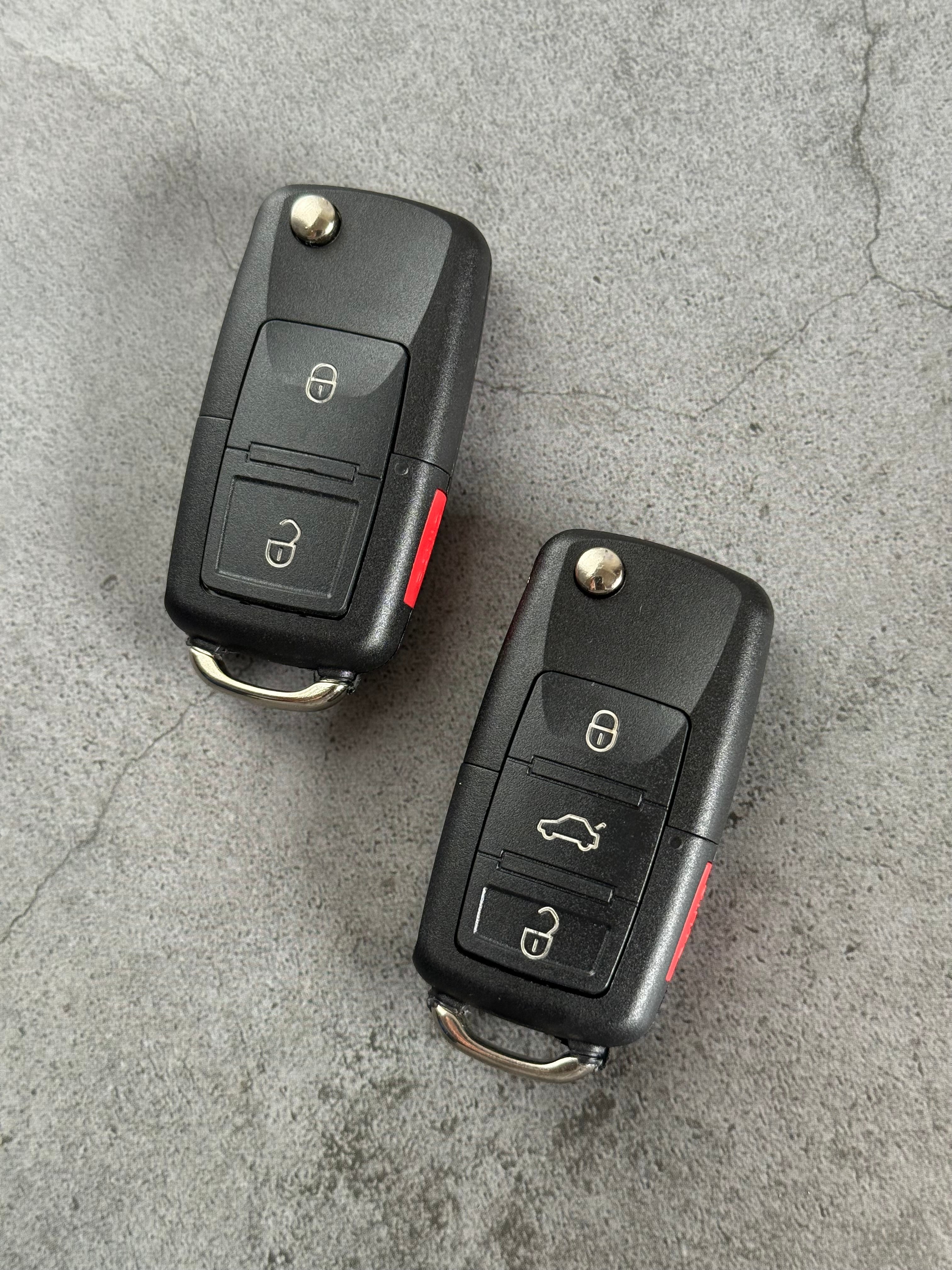 Volkswagen Carcasa de Llave Original - Repuesto de Llave para tipo Flip Volkswagen