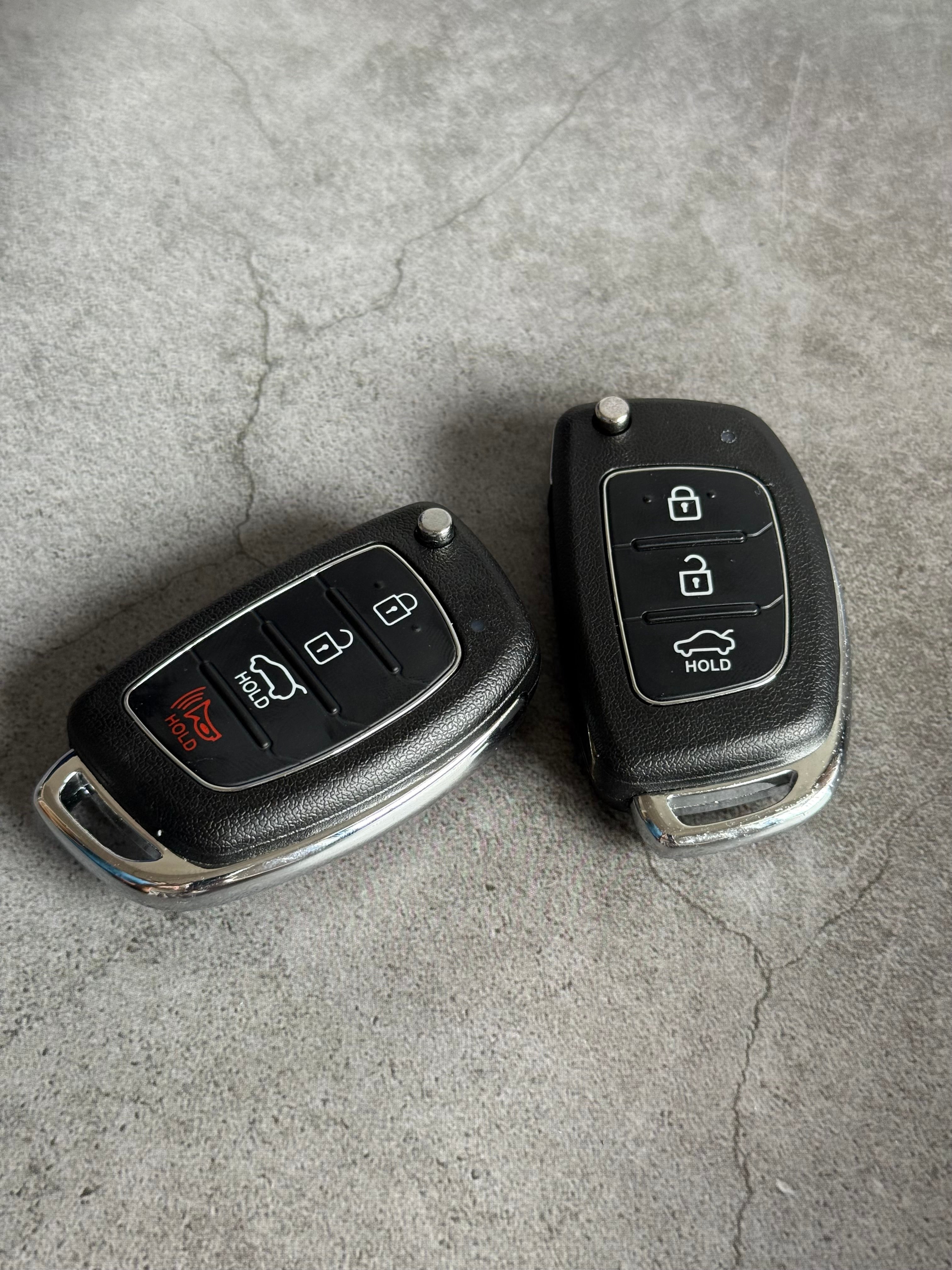 Hyundai Carcasa de Llave Original - Repuesto de Llave tipo Flip para Hyundai