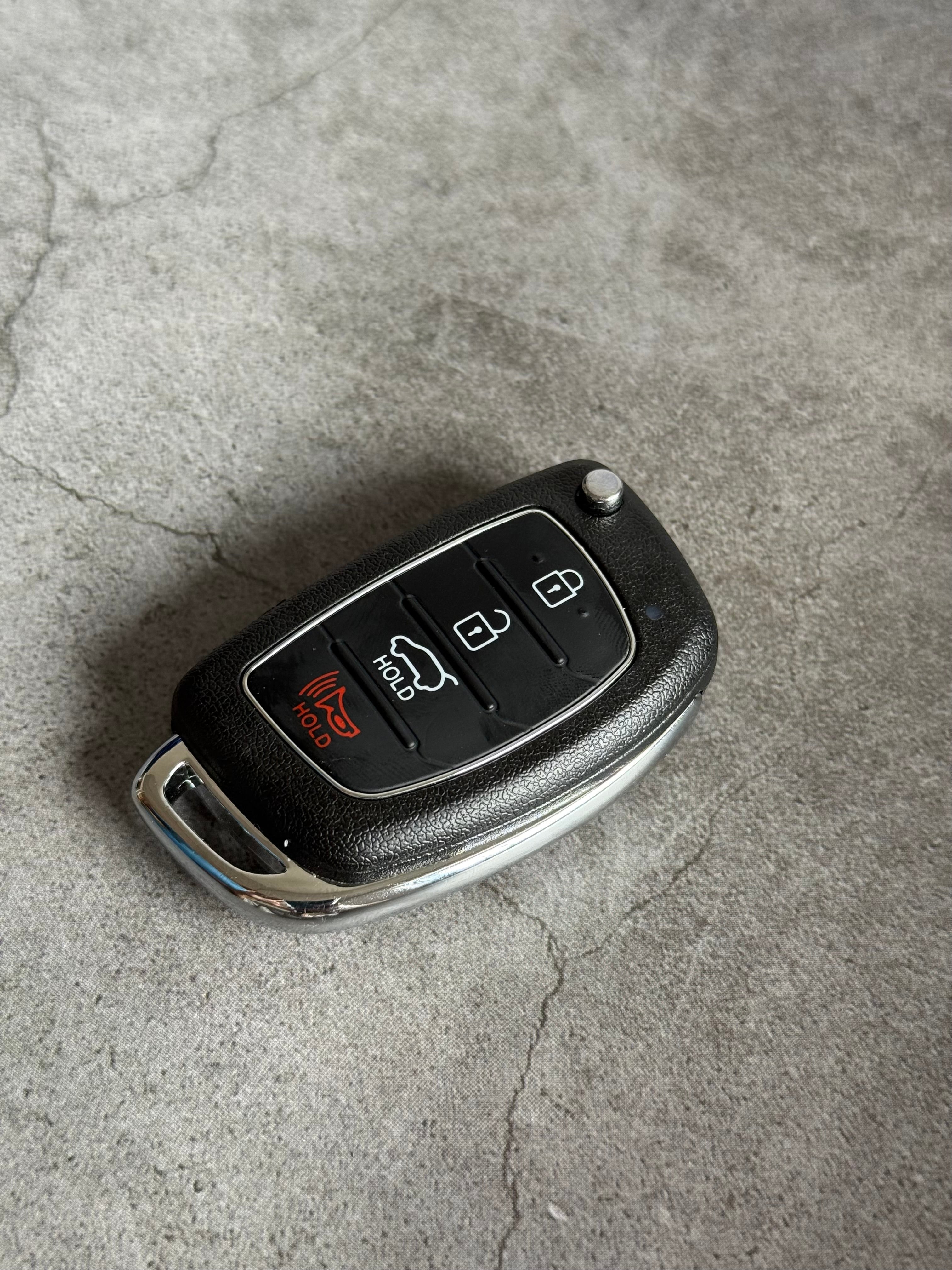 Hyundai Carcasa de Llave Original - Repuesto de Llave tipo Flip para Hyundai
