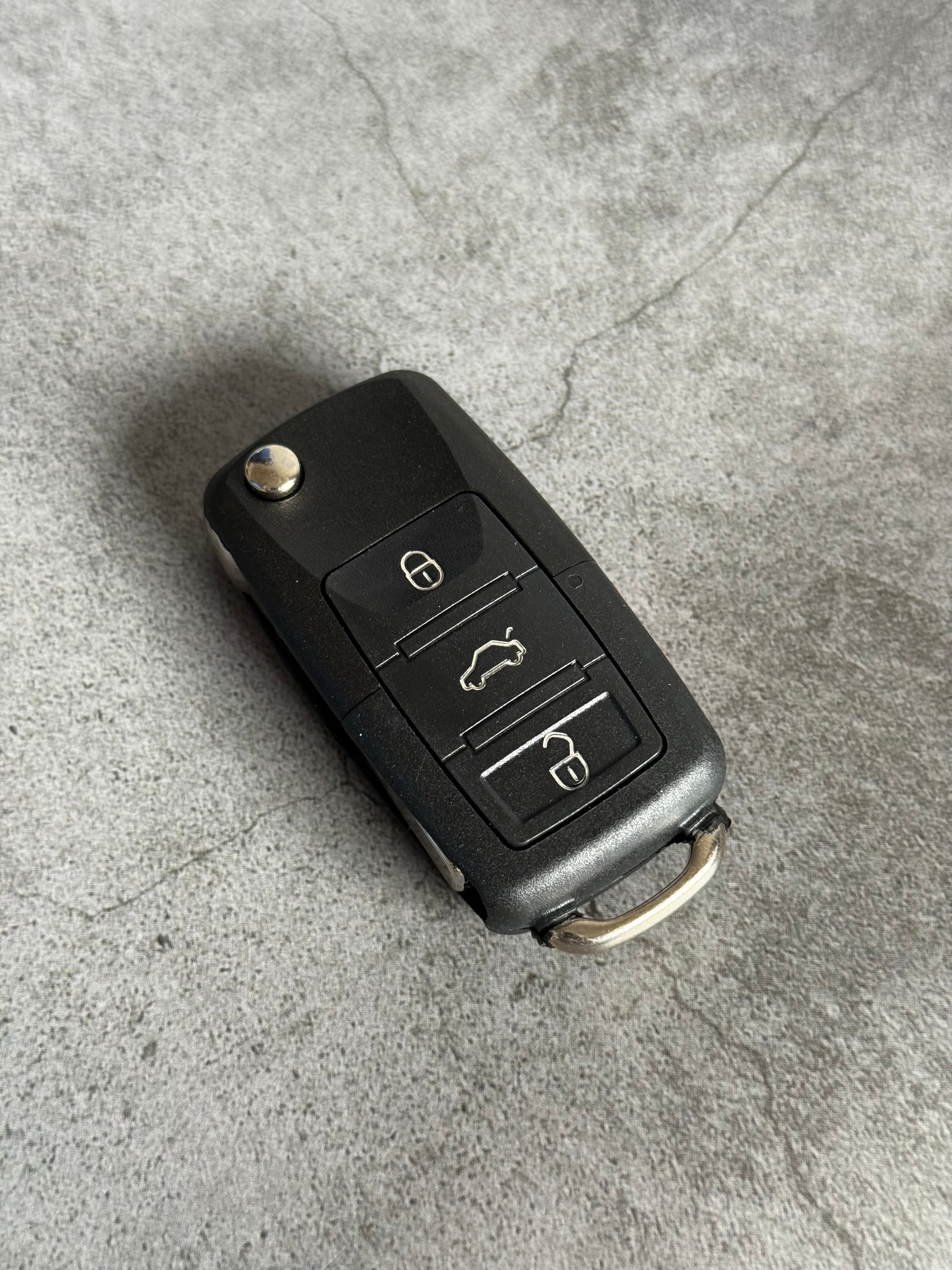 Volkswagen Carcasa de Llave Original - Repuesto de Llave para tipo Flip Volkswagen