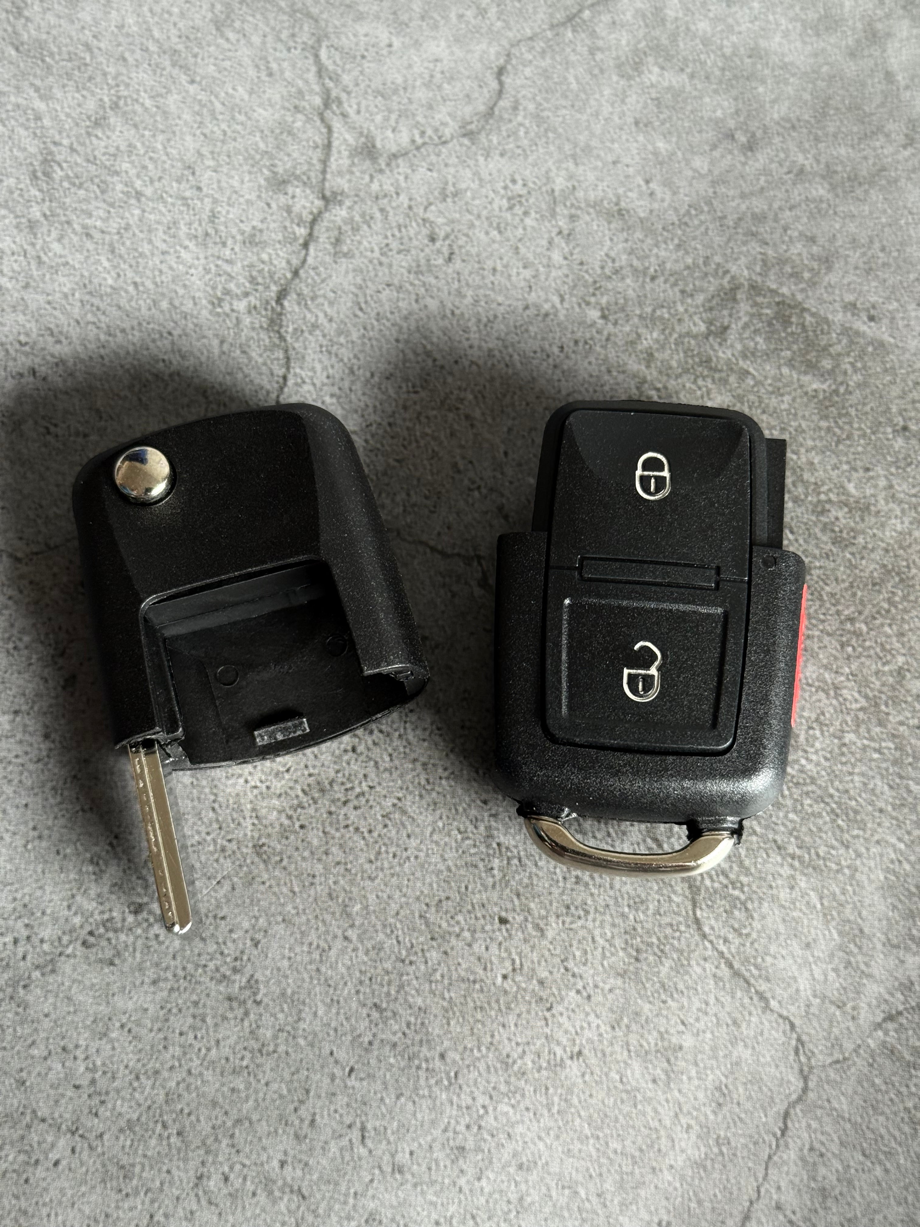 Volkswagen Carcasa de Llave Original - Repuesto de Llave para tipo Flip Volkswagen