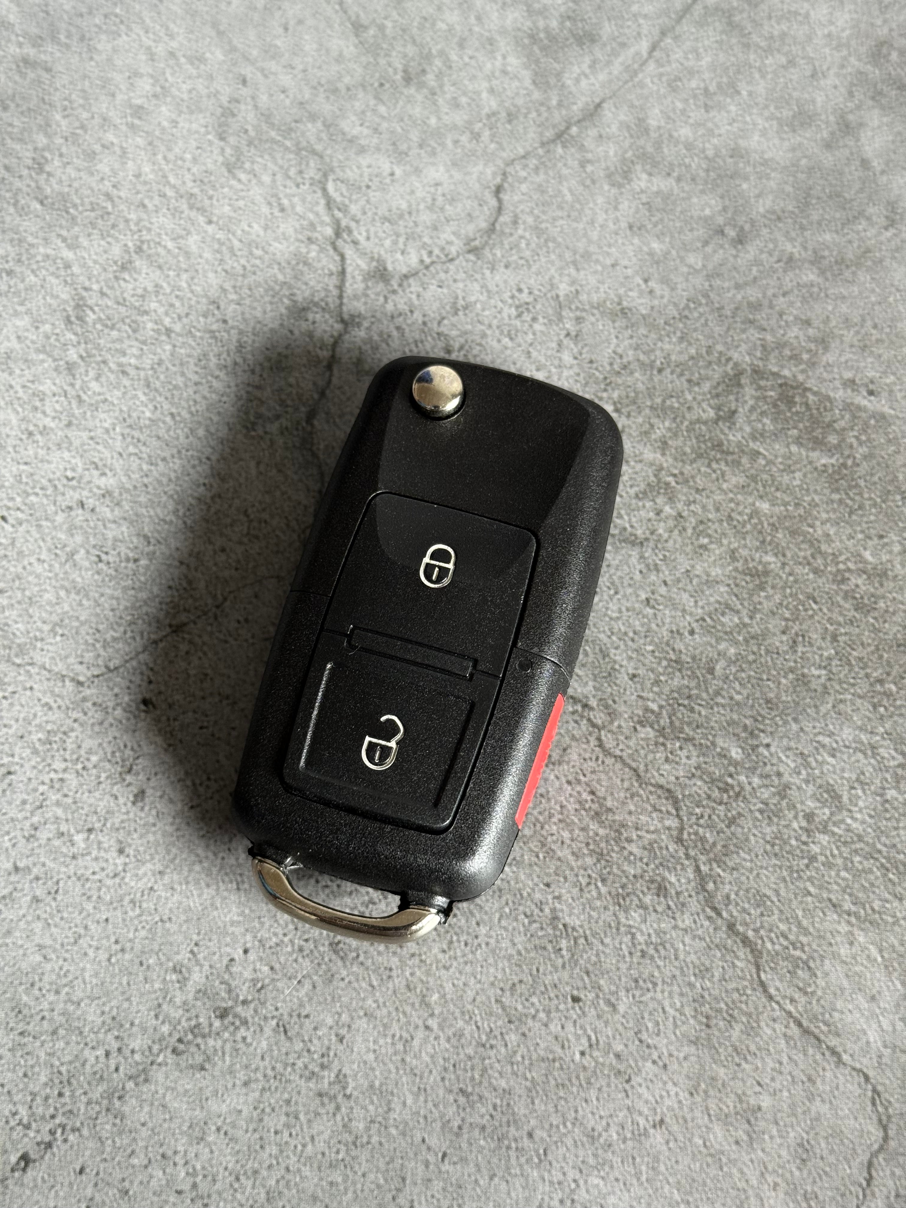 Volkswagen Carcasa de Llave Original - Repuesto de Llave para tipo Flip Volkswagen
