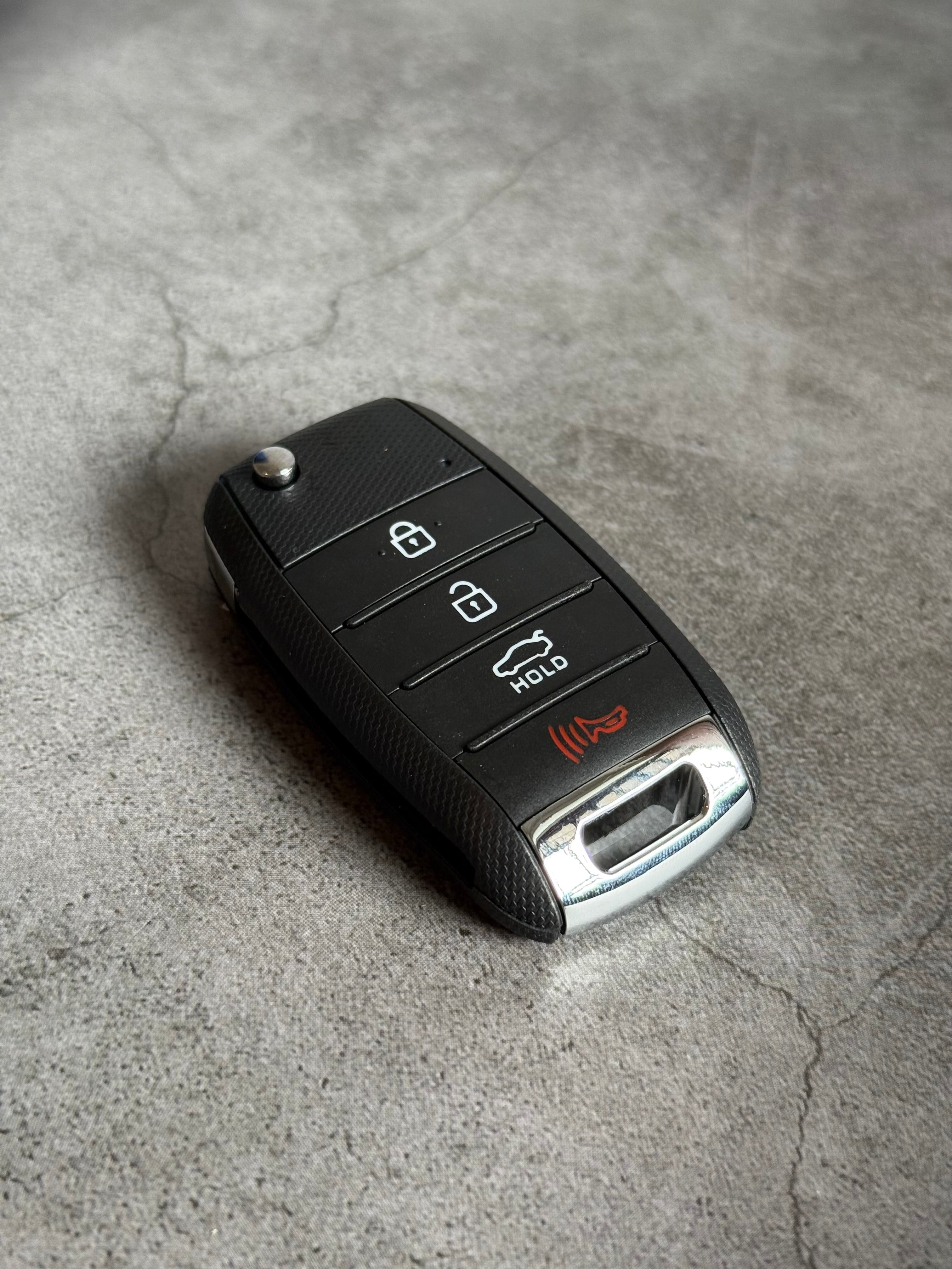 Kia Carcasa de Llave Original - Repuesto de Llave tipo Flip para Kia