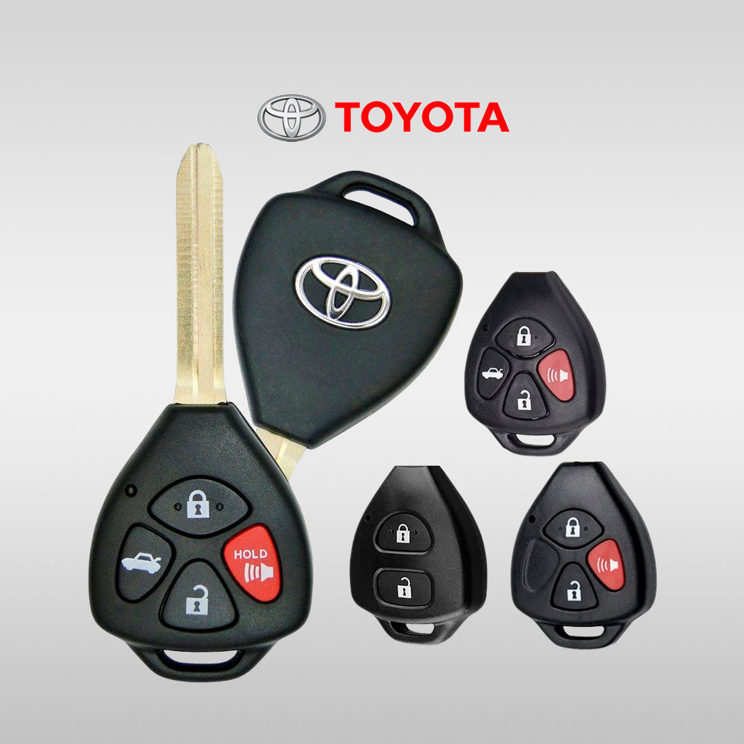 Carcasa Toyota con Logo Original - Instalación Directa sin Cortar Llave